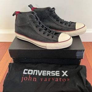 Converse x John Varvatos Black Leather High Top